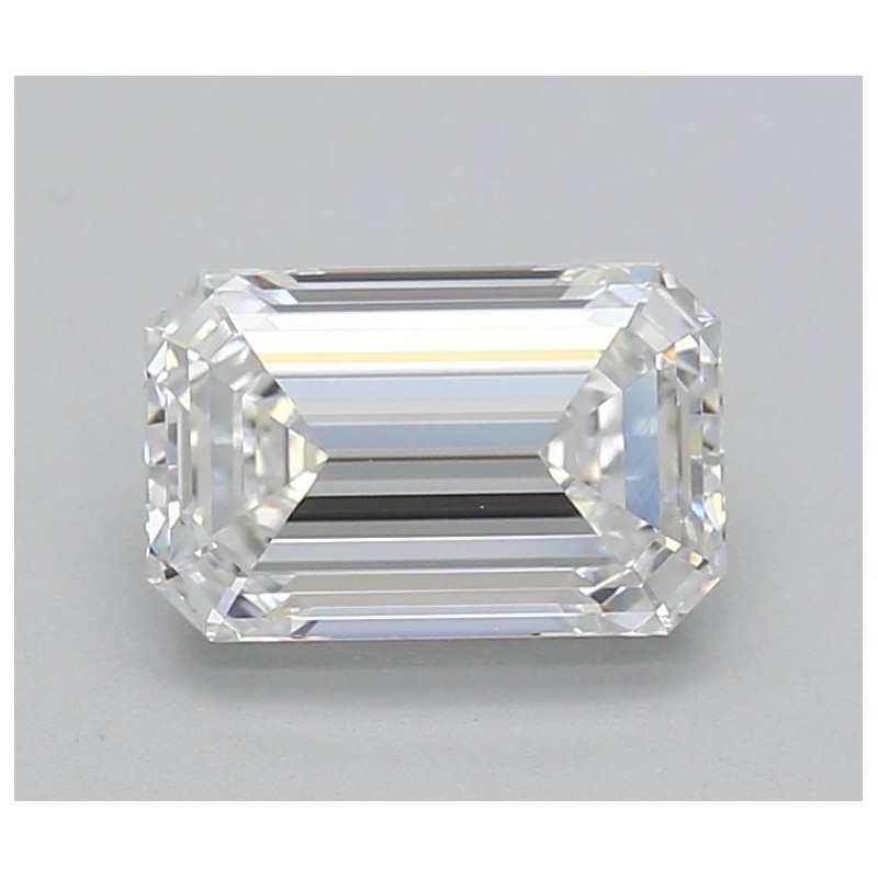 Diament laboratoryjny bezbarwny szlif szmaragdowy, 1.59ct, VVS1, E, IGI LG633466722