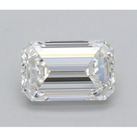 Diament laboratoryjny bezbarwny szlif szmaragdowy, 1.59ct, VVS1, E, IGI LG633466722