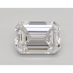 Diament laboratoryjny bezbarwny szlif szmaragdowy, 0.93ct, VVS1, D, IGI LG746511437