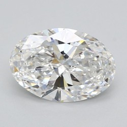 Diament laboratoryjny bezbarwny szlif owalny, 2.06ct, VVS1, D, IGI LG722567707