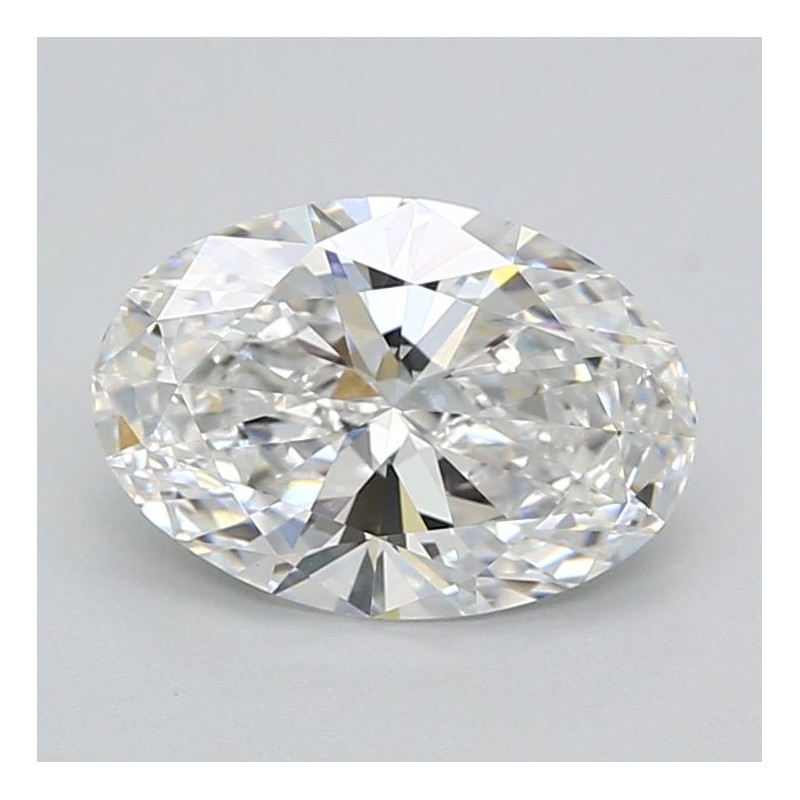 Diament laboratoryjny bezbarwny szlif owalny, 2.06ct, VVS1, D, IGI LG722567707