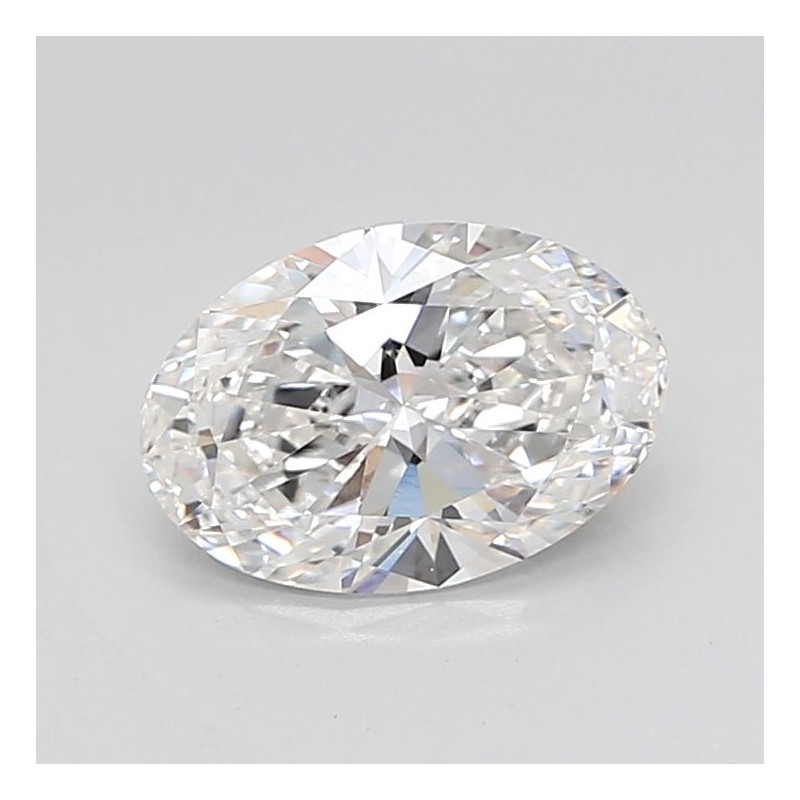 Diament laboratoryjny bezbarwny szlif owalny, 2.02ct, VVS2, E, IGI LG727529407