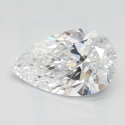 Diament laboratoryjny bezbarwny szlif gruszkowy, 2.03ct, IF, D, IGI LG722509636