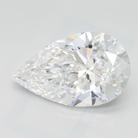 Diament laboratoryjny bezbarwny szlif gruszkowy, 2.21ct, IF, D, IGI LG722509643