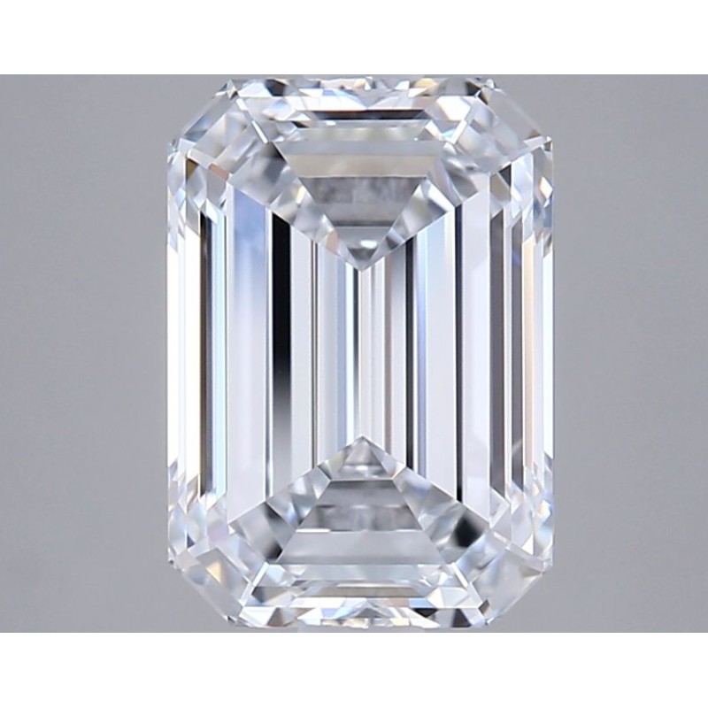 Diament laboratoryjny bezbarwny szlif szmaragdowy, 2.51ct, VVS2, F, GIA 2538315874