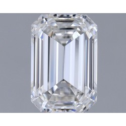 Diament laboratoryjny bezbarwny szlif szmaragdowy, 1.05ct, VVS2, F, IGI LG566393435