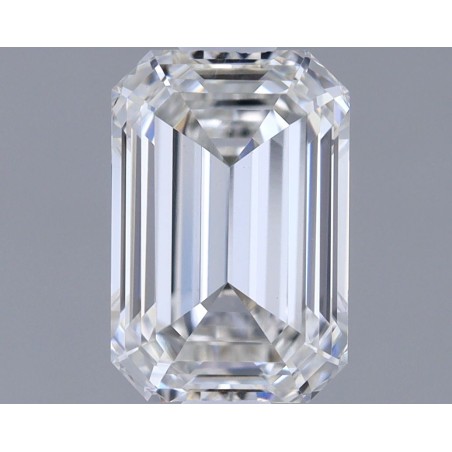 Diament laboratoryjny bezbarwny szlif szmaragdowy, 1.05ct, VVS2, F, IGI LG566393435