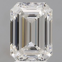 Diament laboratoryjny bezbarwny szlif szmaragdowy, 2.95ct, VVS2, F, IGI LG729526978