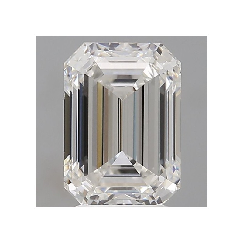 Diament laboratoryjny bezbarwny szlif szmaragdowy, 2.95ct, VVS2, F, IGI LG729526978