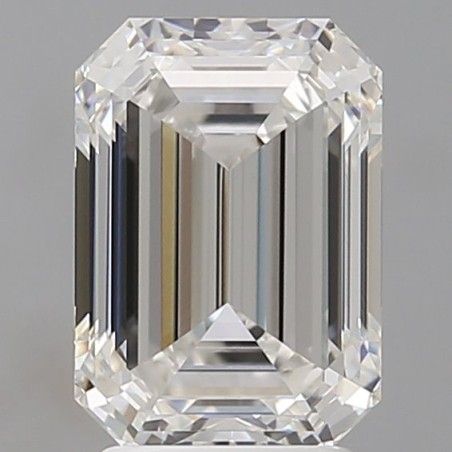 Diament laboratoryjny bezbarwny szlif szmaragdowy, 2.95ct, VVS2, F, IGI LG729526978