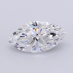 Diament laboratoryjny bezbarwny markiza, 2.85ct, VVS2, D, IGI LG739523390