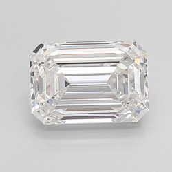 Diament laboratoryjny bezbarwny szlif szmaragdowy, 2.71ct, VVS1, E, IGI LG732557288