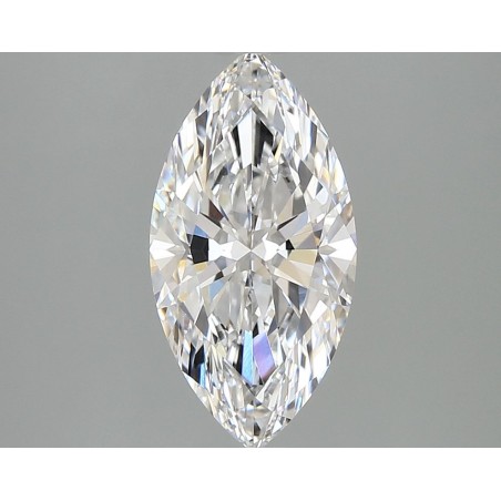 Diament laboratoryjny bezbarwny markiza, 2.1ct, VVS2, D, IGI LG670442692