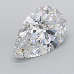Diament laboratoryjny bezbarwny szlif gruszkowy, 1.59ct, VVS2, D, IGI LG739537808