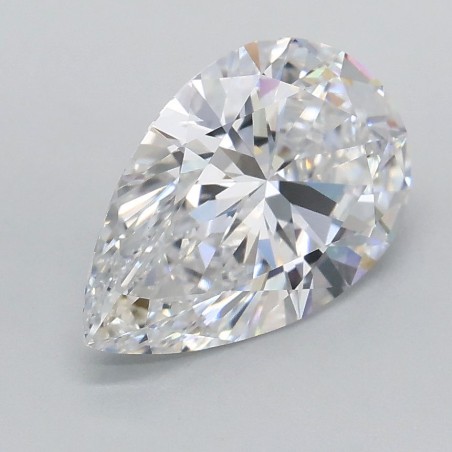 Diament laboratoryjny bezbarwny szlif gruszkowy, 1.59ct, VVS2, D, IGI LG739537808
