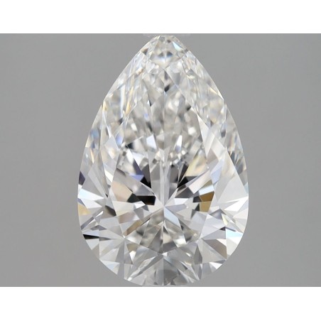 Diament laboratoryjny bezbarwny szlif gruszkowy, 2.09ct, VVS2, F, IGI LG555201963