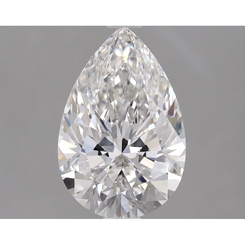 Diament laboratoryjny bezbarwny szlif gruszkowy, 1.56ct, VVS2, F, IGI LG555201902