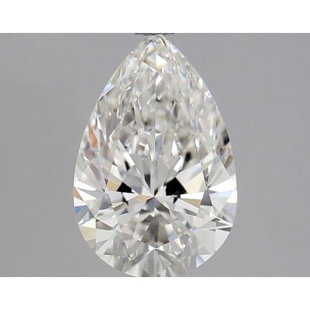 Diament laboratoryjny bezbarwny szlif gruszkowy, 2.02ct, VVS2, F, IGI LG555201978