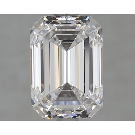 Diament laboratoryjny bezbarwny szlif szmaragdowy, 2.13ct, VVS2, D, GIA 1533014171