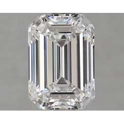 Diament laboratoryjny bezbarwny szlif szmaragdowy, 1.89ct, VVS1, D, GIA 1533081307