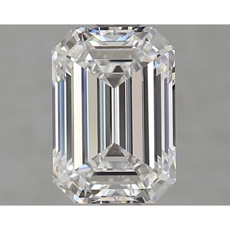 Diament laboratoryjny bezbarwny szlif szmaragdowy, 1.89ct, VVS1, D, GIA 1533081307