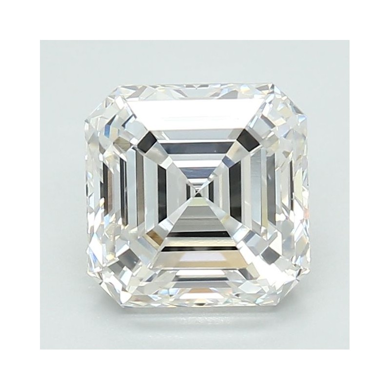 Diament laboratoryjny bezbarwny szlif szmaragdowy kwadratowy, 2.06ct, VVS2, F, IGI LG687527610