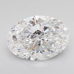 Diament laboratoryjny bezbarwny szlif owalny, 1.53ct, VVS2, D, IGI LG636422938