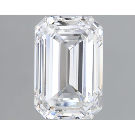 Diament laboratoryjny bezbarwny szlif szmaragdowy, 1.72ct, VVS2, D, IGI LG625447045