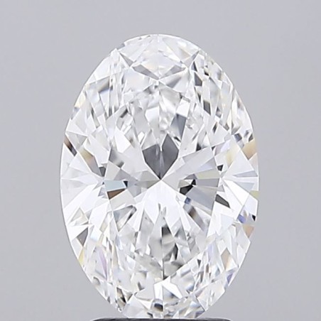 Diament laboratoryjny bezbarwny szlif owalny, 2.58ct, VVS2, E, IGI LG713511111
