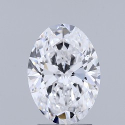 Diament laboratoryjny bezbarwny szlif owalny, 2.69ct, VVS2, D, IGI LG713595147