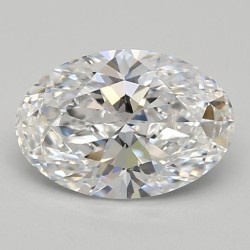 Diament laboratoryjny bezbarwny szlif owalny, 1.52ct, IF, D, GIA 1232564731