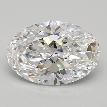 Diament laboratoryjny bezbarwny szlif owalny, 1.52ct, IF, D, GIA 1232564731