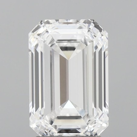 Diament laboratoryjny bezbarwny szlif szmaragdowy, 2.53ct, VVS2, D, IGI LG727563629
