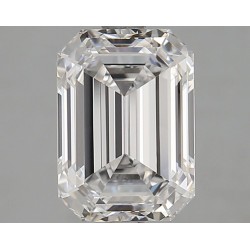 Diament laboratoryjny bezbarwny szlif szmaragdowy, 2.84ct, VVS2, D, GIA 2527364285