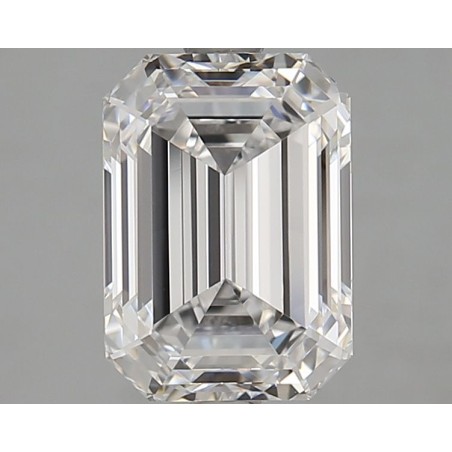 Diament laboratoryjny bezbarwny szlif szmaragdowy, 2.84ct, VVS2, D, GIA 2527364285