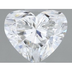 Diament laboratoryjny bezbarwny serce, 1.23ct, VVS1, E, IGI LG600368614