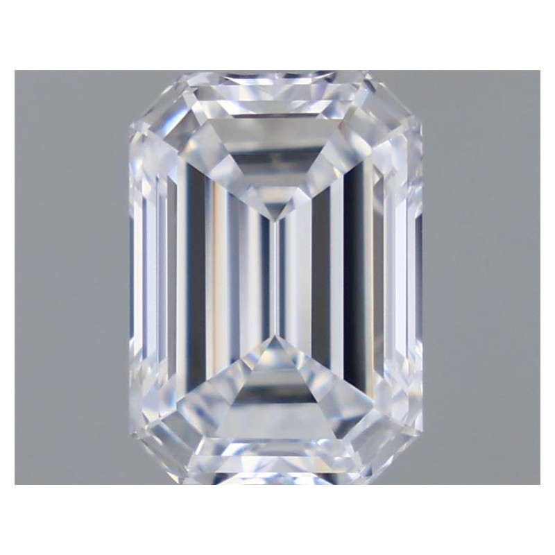 Diament laboratoryjny bezbarwny szlif szmaragdowy, 1.05ct, VVS2, D, IGI LG598311097