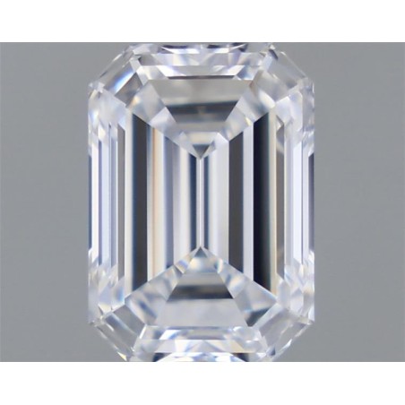 Diament laboratoryjny bezbarwny szlif szmaragdowy, 1.05ct, VVS2, D, IGI LG598311097