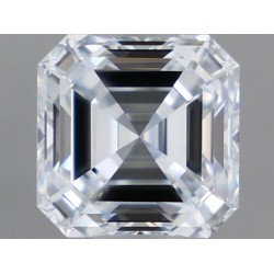 Diament laboratoryjny bezbarwny szlif szmaragdowy kwadratowy, 1.01ct, VVS2, F, IGI LG601335655