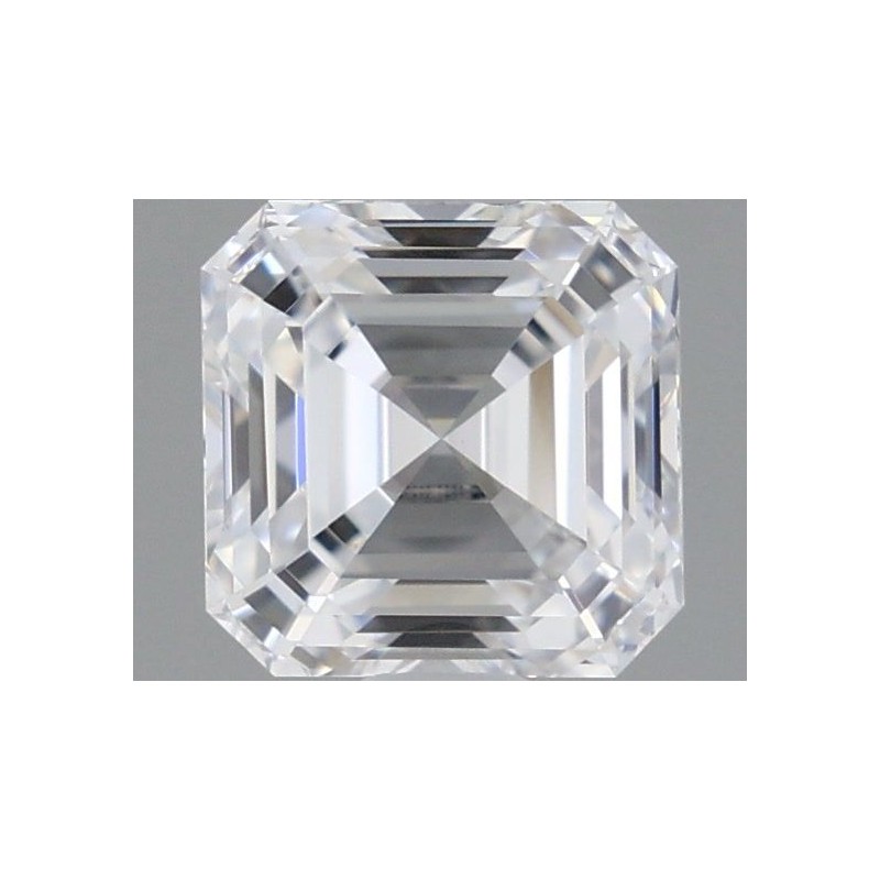 Diament laboratoryjny bezbarwny szlif szmaragdowy kwadratowy, 0.9ct, VVS2, D, IGI LG601324082