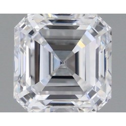 Diament laboratoryjny bezbarwny szlif szmaragdowy kwadratowy, 0.99ct, VVS2, D, IGI LG600399102