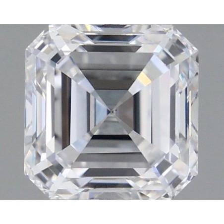 Diament laboratoryjny bezbarwny szlif szmaragdowy kwadratowy, 0.99ct, VVS2, D, IGI LG600399102