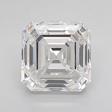 Diament laboratoryjny bezbarwny szlif szmaragdowy kwadratowy, 2.01ct, VVS2, D, IGI LG637472859