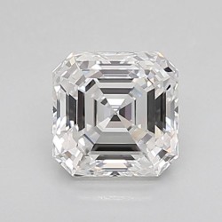 Diament laboratoryjny bezbarwny szlif szmaragdowy kwadratowy, 1.03ct, VVS2, E, IGI LG637458815