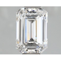 Diament laboratoryjny bezbarwny szlif szmaragdowy, 1.5ct, VVS1, D, IGI LG667437000