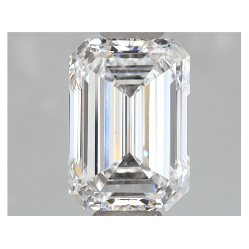 Diament laboratoryjny bezbarwny szlif szmaragdowy, 1.5ct, VVS1, D, IGI LG667437000
