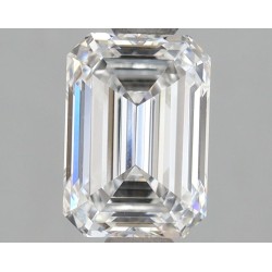 Diament laboratoryjny bezbarwny szlif szmaragdowy, 1.54ct, IF, D, IGI LG667436996