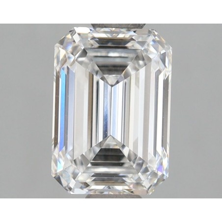 Diament laboratoryjny bezbarwny szlif szmaragdowy, 1.54ct, IF, D, IGI LG667436996