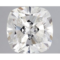 Diament laboratoryjny bezbarwny szlif poduszkowy brylantowy, 2.2ct, VVS2, F, IGI LG546228446
