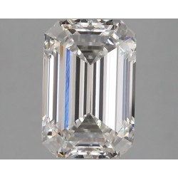 Diament laboratoryjny bezbarwny szlif szmaragdowy, 2.5ct, VVS2, F, IGI LG631472454